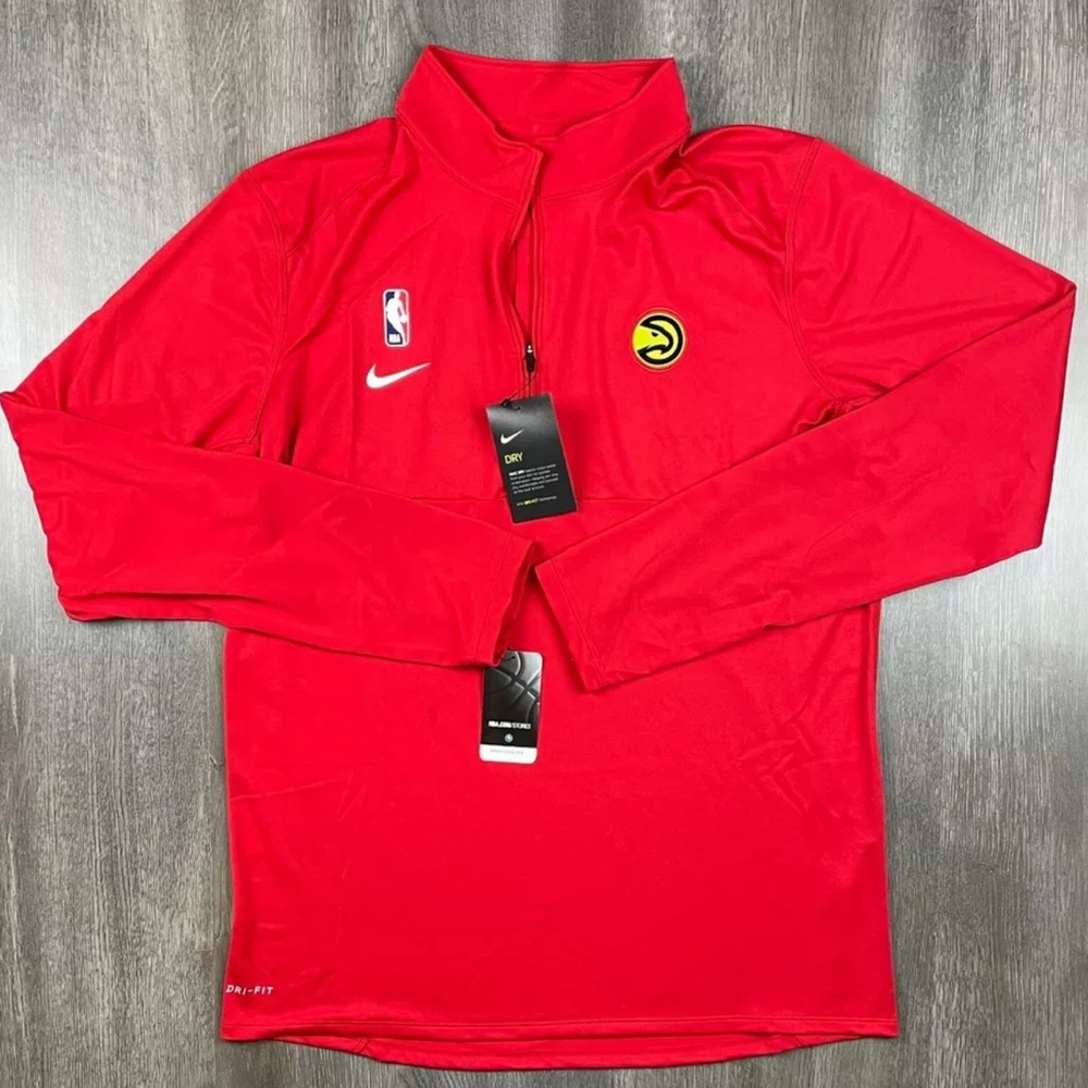 *NWT*Nike Atlanta Hawks 1/4 Zip Warm Up Jacket